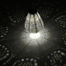 Solar Lampion - Paisley Silver - 20 cm