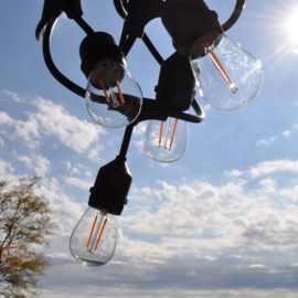Solar Lichtsnoer All Year Round - 15 Hanglampjes - USB oplaadfunctie