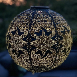 Solar Lampion - Marrakesh Petrol - 30 cm