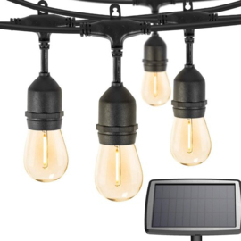 All Year Round 15 Hanglampjes - Solar Lichtsnoer - inclusief USB oplaadfunctie