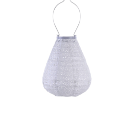 Solar Lampion - Paisley Silver - 20 cm