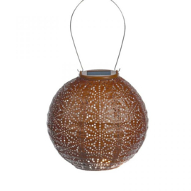 Solar Lampion - Sashiko Copper - 20 cm