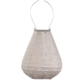Solar Lampion Tulip - Topaze Light Taupe - 20 cm
