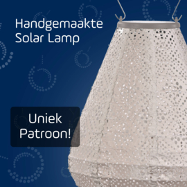 Solar Lampion Tulip - Topaze Light Taupe - 20 cm