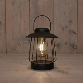 Solar Tafellamp/Hanglamp Zwart - Metaal 19 cm