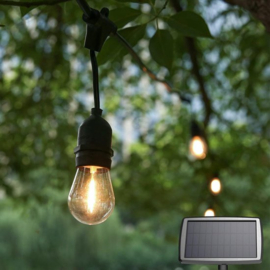 All Year Round 15 Hanglampjes - Solar Lichtsnoer - inclusief USB oplaadfunctie