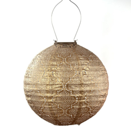 Solar Lampion Round - Bazaar Gold - 30 cm
