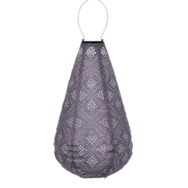 Solar Lampion Drop - Topaze Mauve Purple - 28 cm