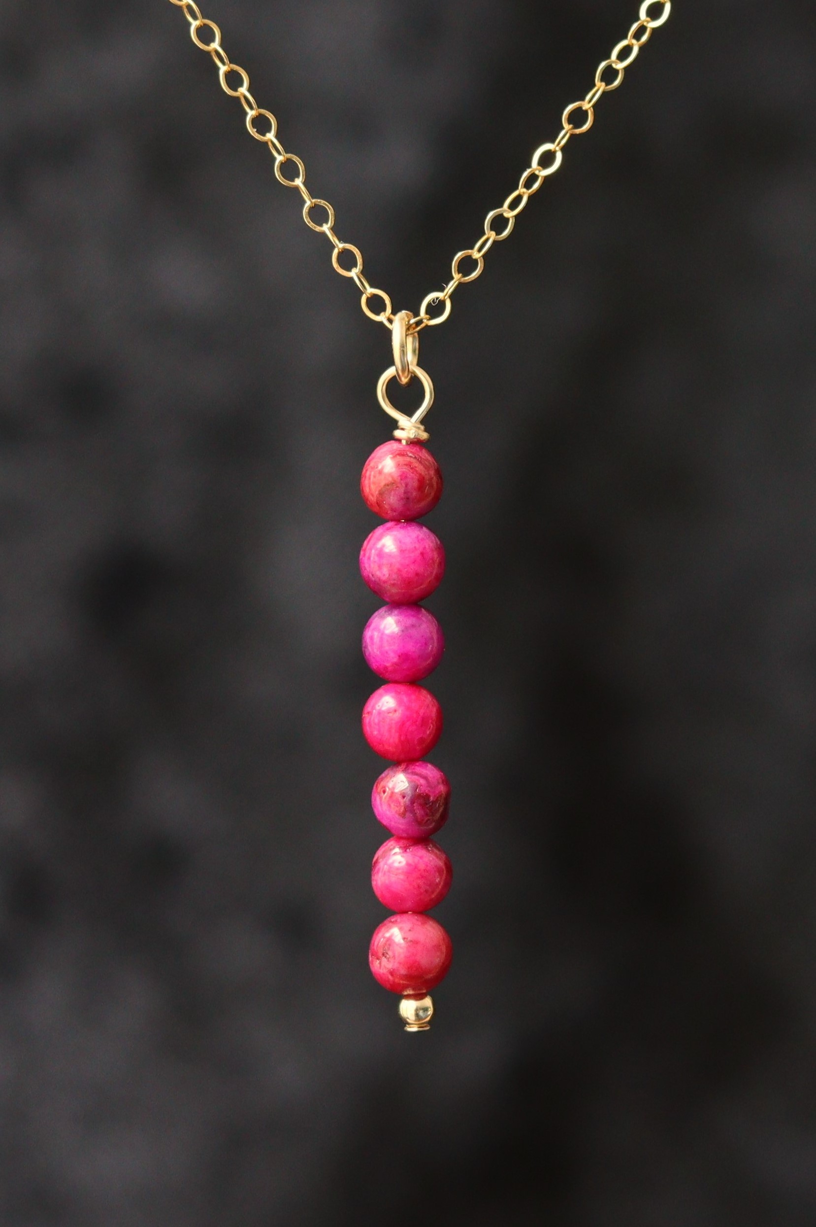 Agaat tube 14k gold filled gouden of 925 zilveren ketting