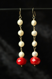 Zoetwaterparel 14k gold filled gouden oorbellen