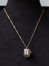 Pyriet 14k gold filled gouden ruwe hanger ketting