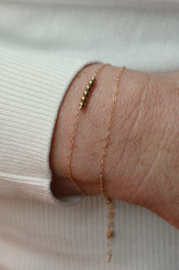 hematiet armband gold filled