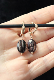 Goudsteen 14k gold filled gouden of 925 zilveren oorbellen