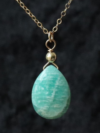 Amazoniet hanger ketting