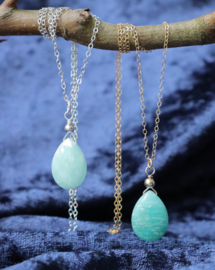 Amazoniet hanger ketting