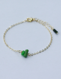 Koraal armband gold plated