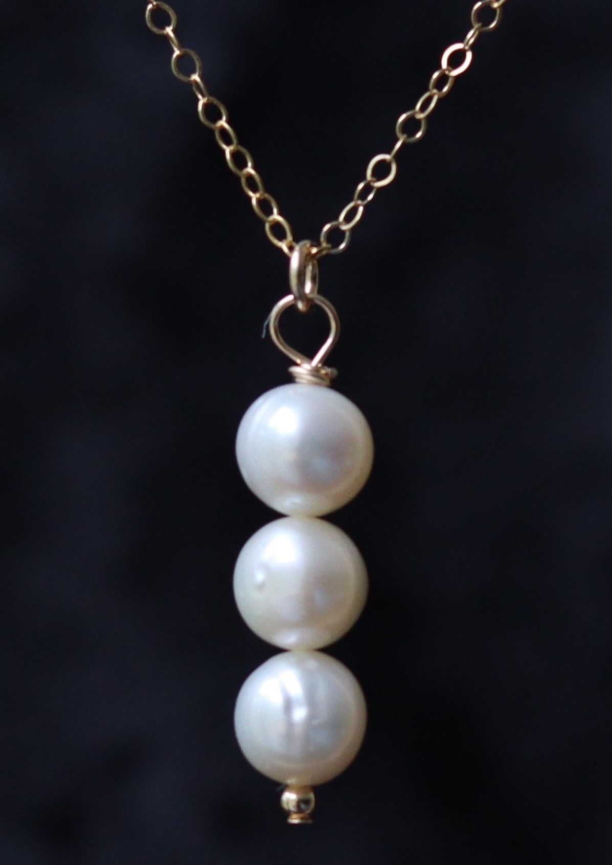 Zoetwaterparel 14k gold filled ketting of zilveren 925  ketting, parel ketting