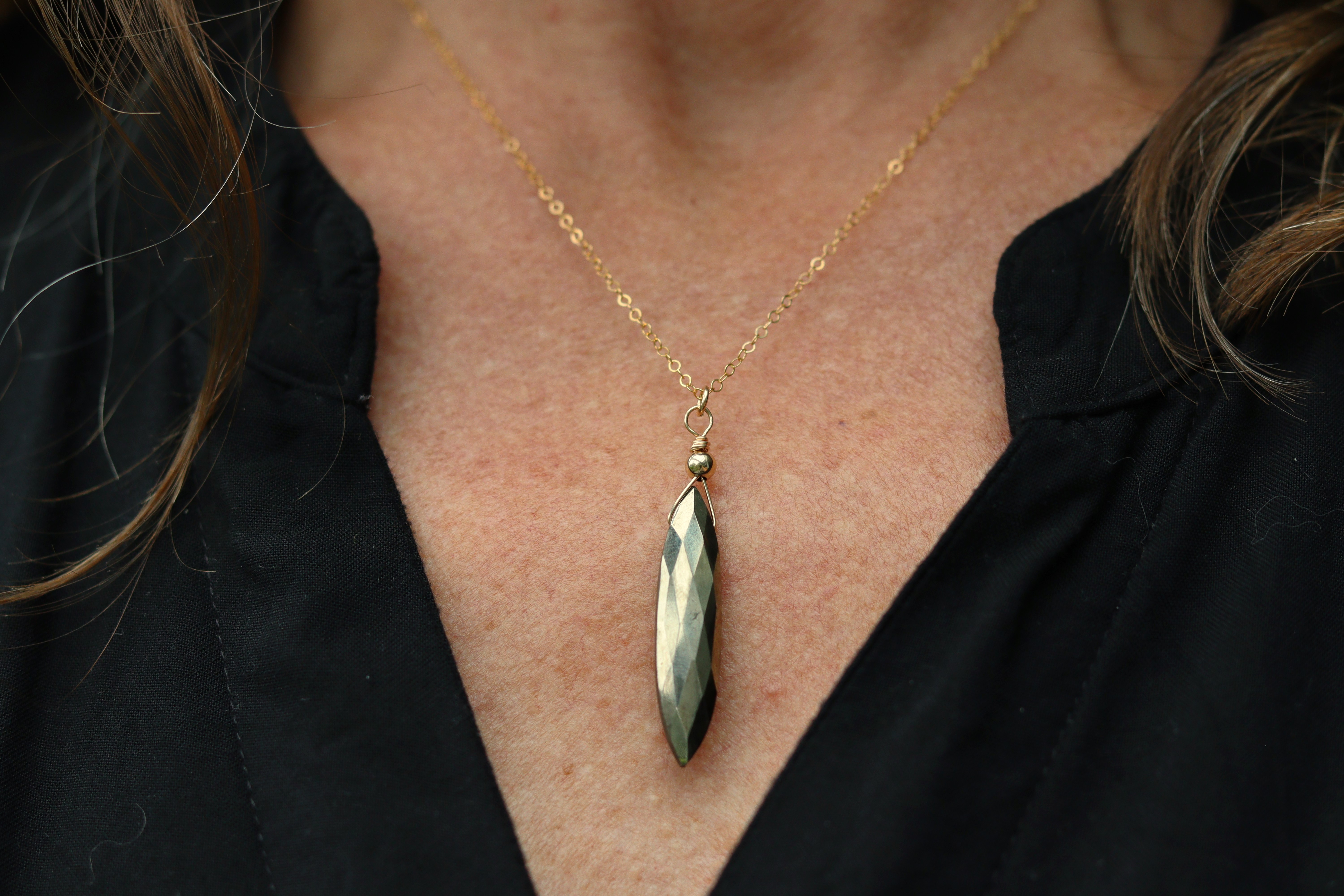Pyriet 14k gold filled gouden hanger ketting