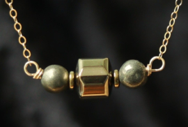 Pyriet 14k gold filled gouden choker