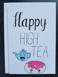 Kaart Happy high tea
