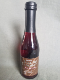 Flesje rode wijn met chocolade 200 ml