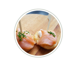 Set blini's met gerookte zalm (2 stuks) - als aanvulling op een high tea (box)