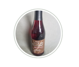 Flesje rode wijn met chocolade 200 ml