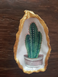 Losse oester cactus lang goudrand