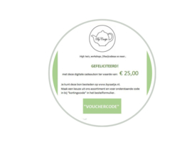 By Caatje digitale cadeaubon 25 euro