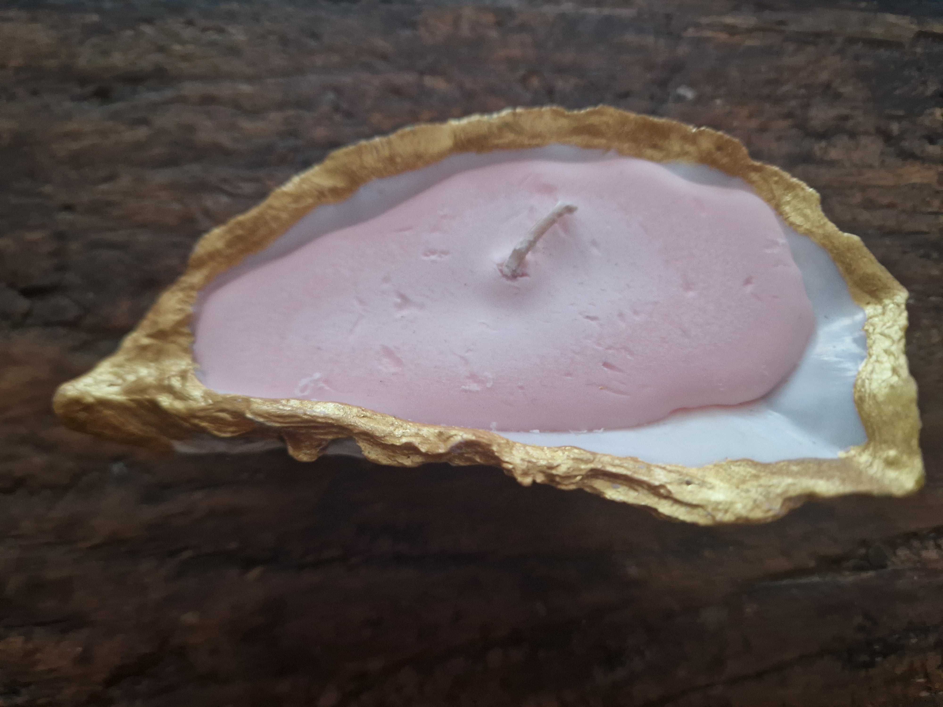 Oester met roze kaars 2