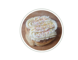 Set van 4 stuks kaneelbroodjes Deluxe - als aanvulling op een high tea box NIEUW!!