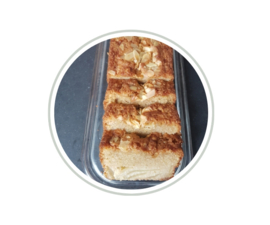 Een hele home made GLUTENVRIJE perencake - als aanvulling op een high tea box