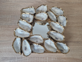 Luxe spiegel met oesters   NIEUW !!!