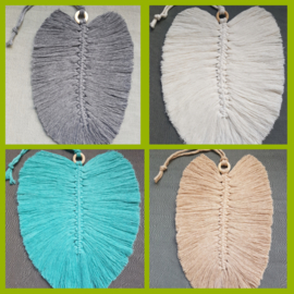 Macrame veer in diverse kleuren leverbaar