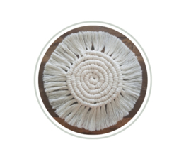 WORKSHOP 1 BOHO MACRAME ONDERZETTER MAKEN MET (KLEINE) BY CAATJE HIGH TEA