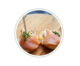 Set glutenvrije blini's met gerookte zalm (2 stuks) - als aanvulling op een high tea (box)