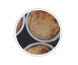 Set home made kleine preitaartjes (2 stuks) - als aanvulling op een high tea box