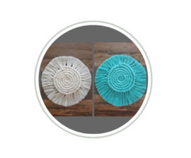 WORKSHOP 2 BOHO MACRAME ONDERZETTERS  MAKEN MET BY CAATJE HIGH TEA PLUS
