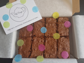 Brievenbus verwenbox: By Caatje Glutenvrije Brownie verwenbox