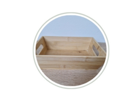 Bamboe tray - stel hiermee zelf een theepakket samen!