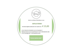 By Caatje digitale cadeaubon 15 euro