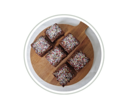 6 Stuks feestbrownies - NIEUW !!!