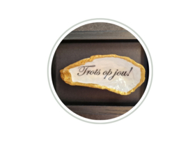 Oester met naam in lijst  NIEUW!!!