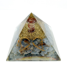 Orgonite piramide Angeliet met engelenvleugels
