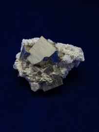 Pyriet met Sfaleriet en Kwarts