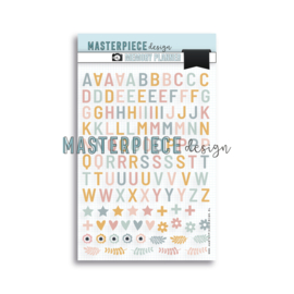 A5 Puffy stickers - Alphabet