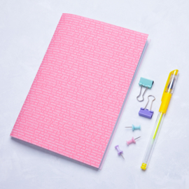 Little project notebook - Blank pages - Pink