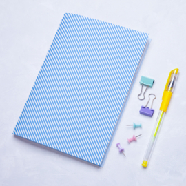 Little project notebook - Lined pages - Blue