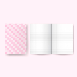 Little project notebook - Lined pages - Pink
