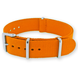 Orange NATO G10 Military Nylon Strap 18 mm - Polished